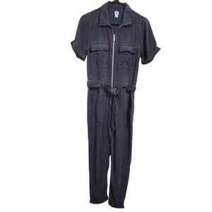 Urban Outfitters BDG gray lyocell victory zip jumpsuit women small